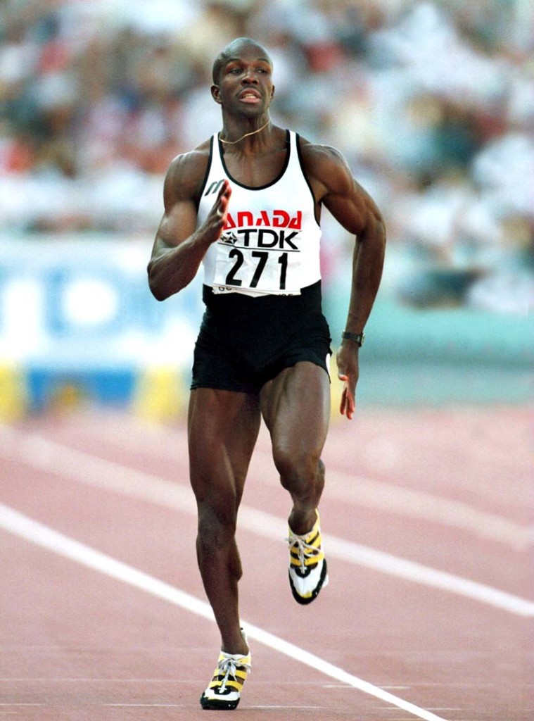 Donovan-Bailey-100-metros-planos-1991