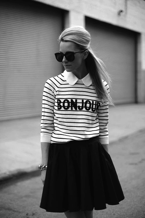 moda blanco y negro