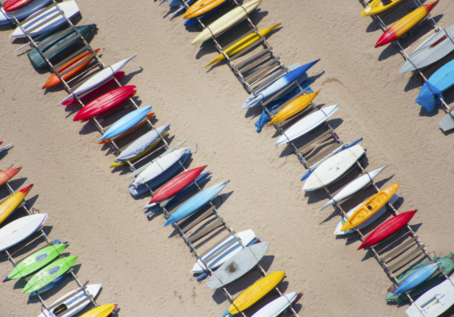 Fotografía aérea de playas alrededor del mundo