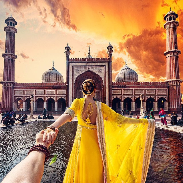 Fotografía: Murad Osmann sigue a su novia en India