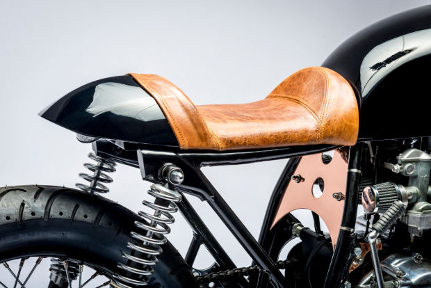 Impresionante Moto Vintage - Black and Copper 550
