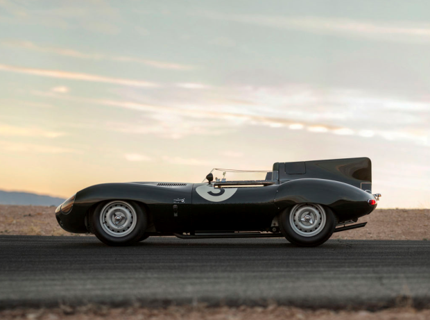 Sexy e irresistible Jaguar D-Type de 1956