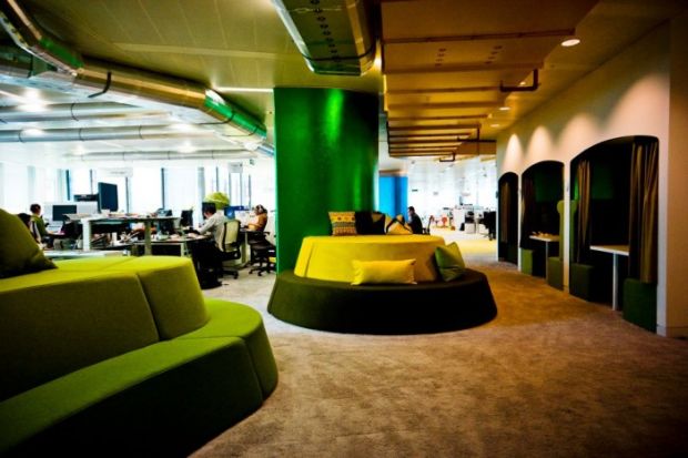 Las increíbles oficinas de Google en Londres, diseño de oficinas #20