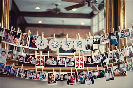 25 Ideas para agregar fotos familiares a tu hogar