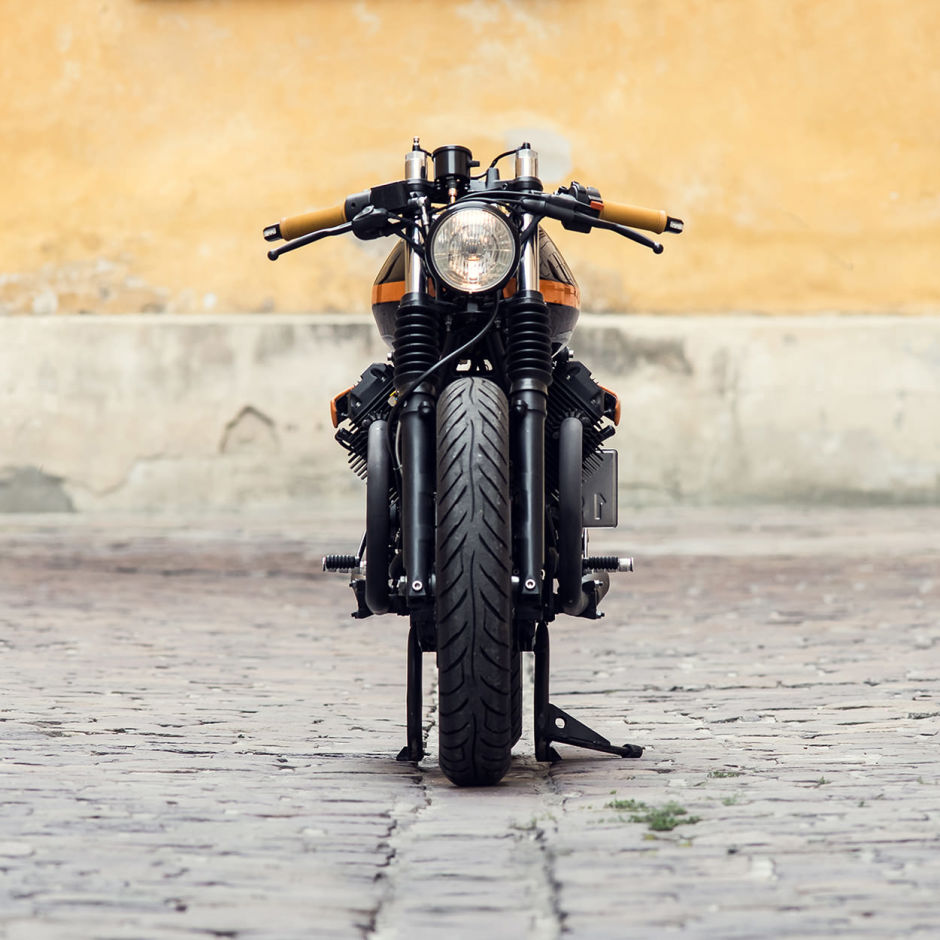 Moto Guzzi V65 Customizada y perfecta