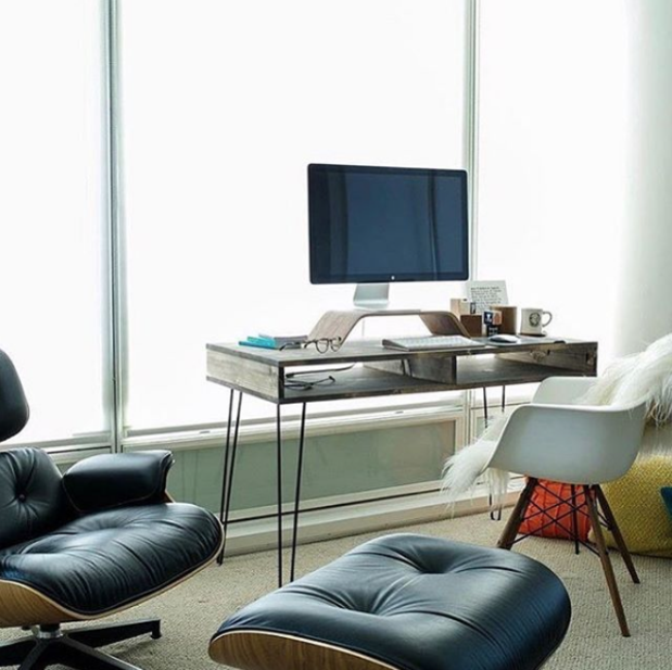 Diseño de Oficinas en casa minimalistas #59