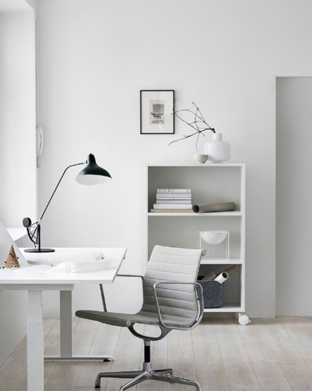 Diseño de Oficinas en casa minimalistas #59