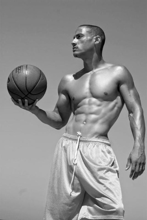 Hombres fitness del gimnasio y la vida - Basquetbol