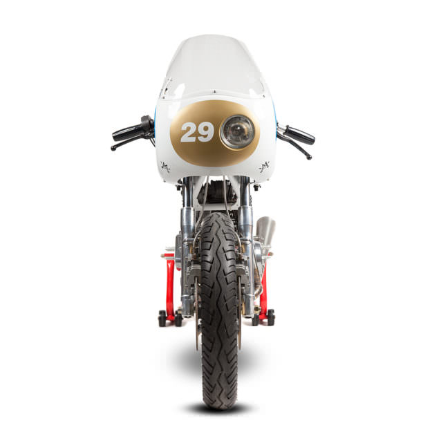 Preciosa Ducati Pantah 500 reconstruida