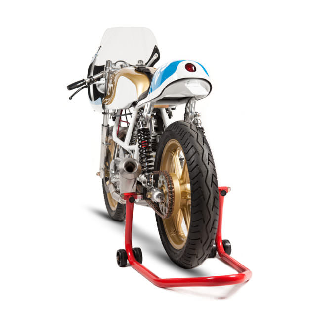 Preciosa Ducati Pantah 500 reconstruida