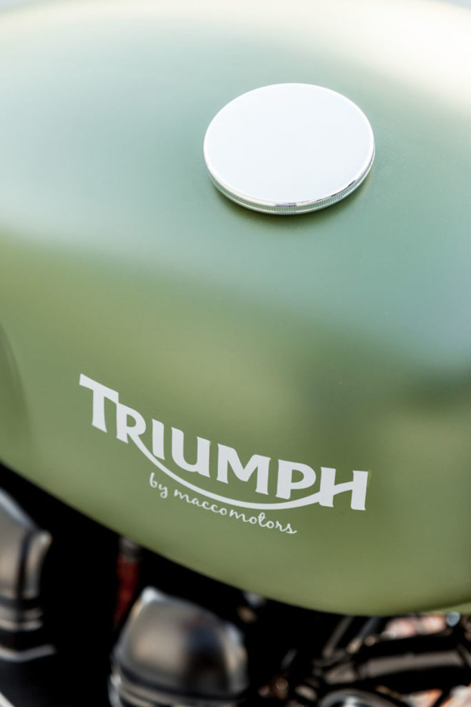 Triumph Thruxton completamente personalizada
