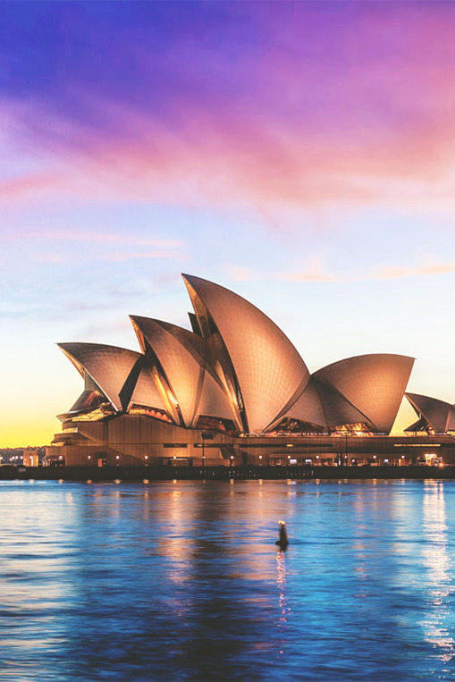 Viajes y mundo. Opera House Sydney, Australia