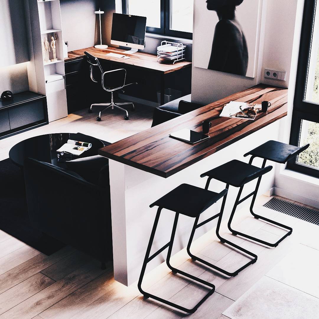 Lo mejor en oficinas en casa para diseño e inspiración #100