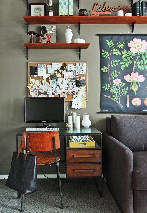 Ideas de decoración para tu oficina en casa #103
