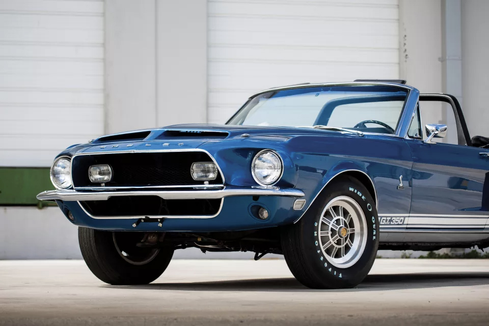 Único e increíble Shelby GT350 Convertible de 1968