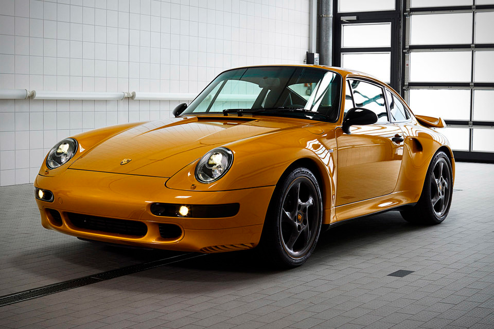 Porsche Gold 911 Turbo Coupe