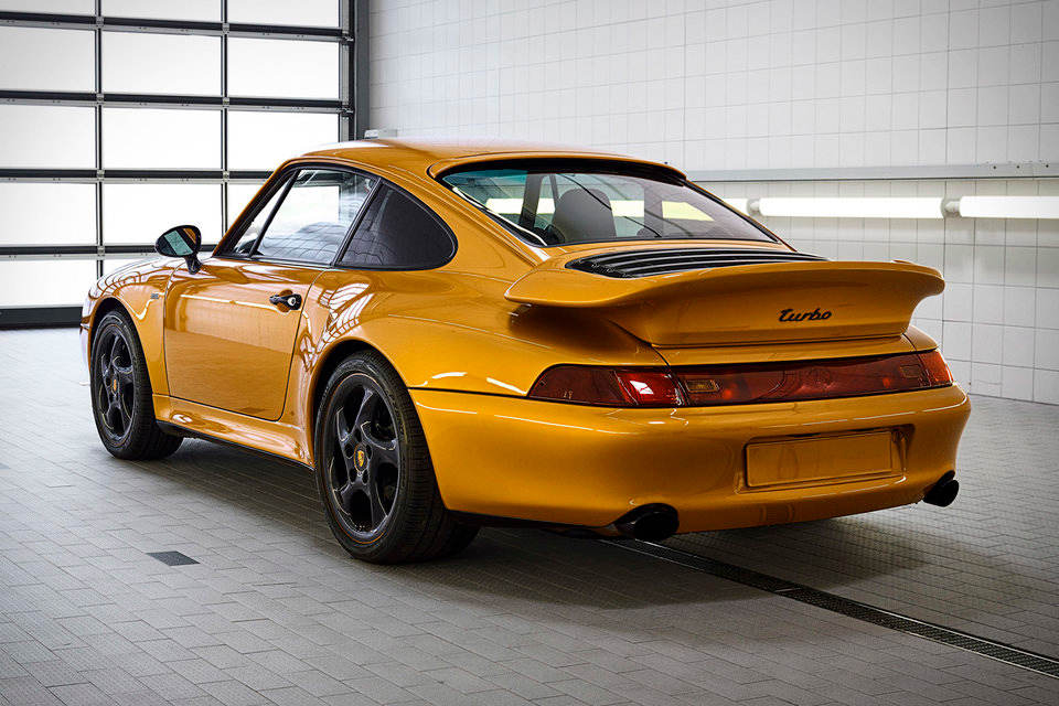 Porsche Gold 911 Turbo Coupe