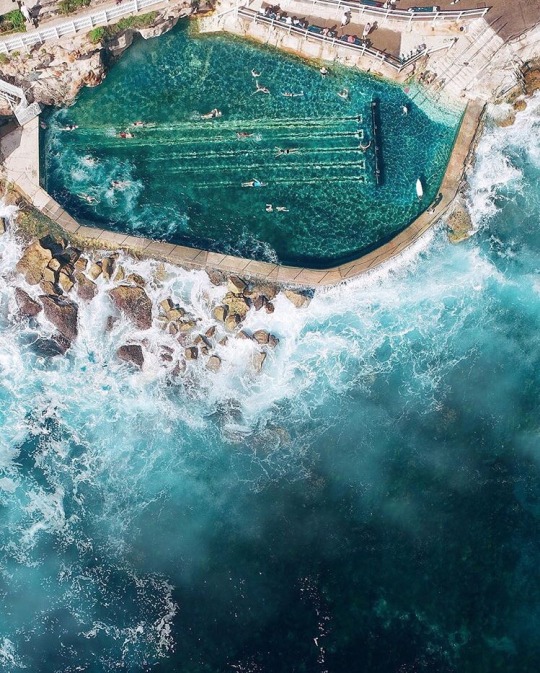 alberca de agua salada