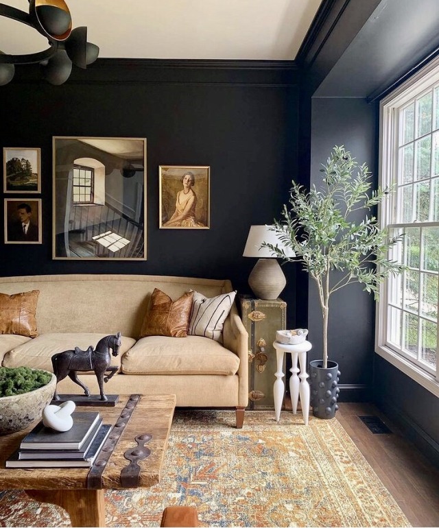 Diseño de Interiores en color negro