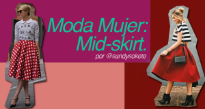 Moda Mujer: Mid-skirt.