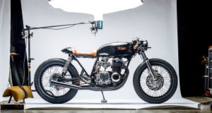 Impresionante Moto Vintage - Black and Copper 550