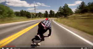 Descenso en Longboard a 115kph impresionante